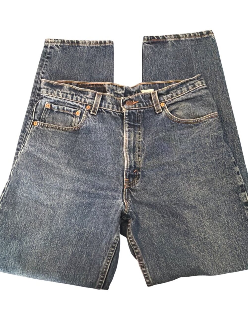 Vintage Levi 550 Mens Relaxed Fit Tapered Jeans Blue Denim Levi's 90s 34x32 USA